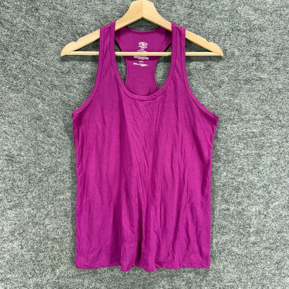Athletic Works Activewear Tank Women M Medium Purple Sleeveless Racerback - Picture 1 of 6